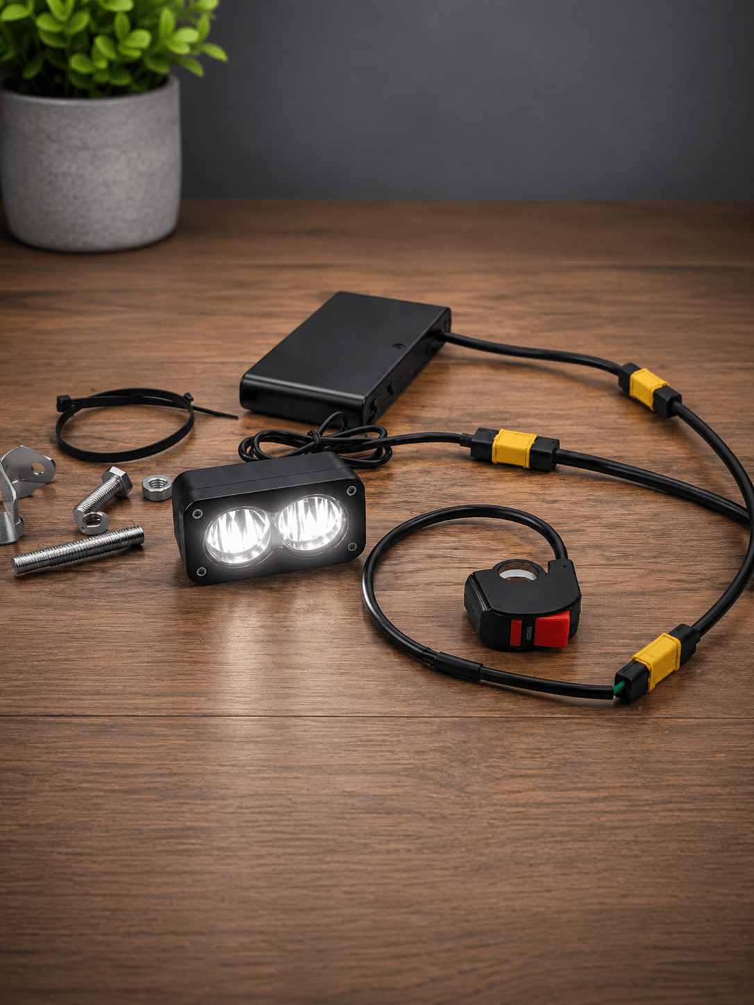 Premium factory-grade e-bike lighting modifications and custom heavy-duty e-moto styling components engineered for elite performance.