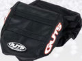 Surron Ultra Bee seat cover by GUTS Racing featuring a durable, ribbed design for superior grip and control.