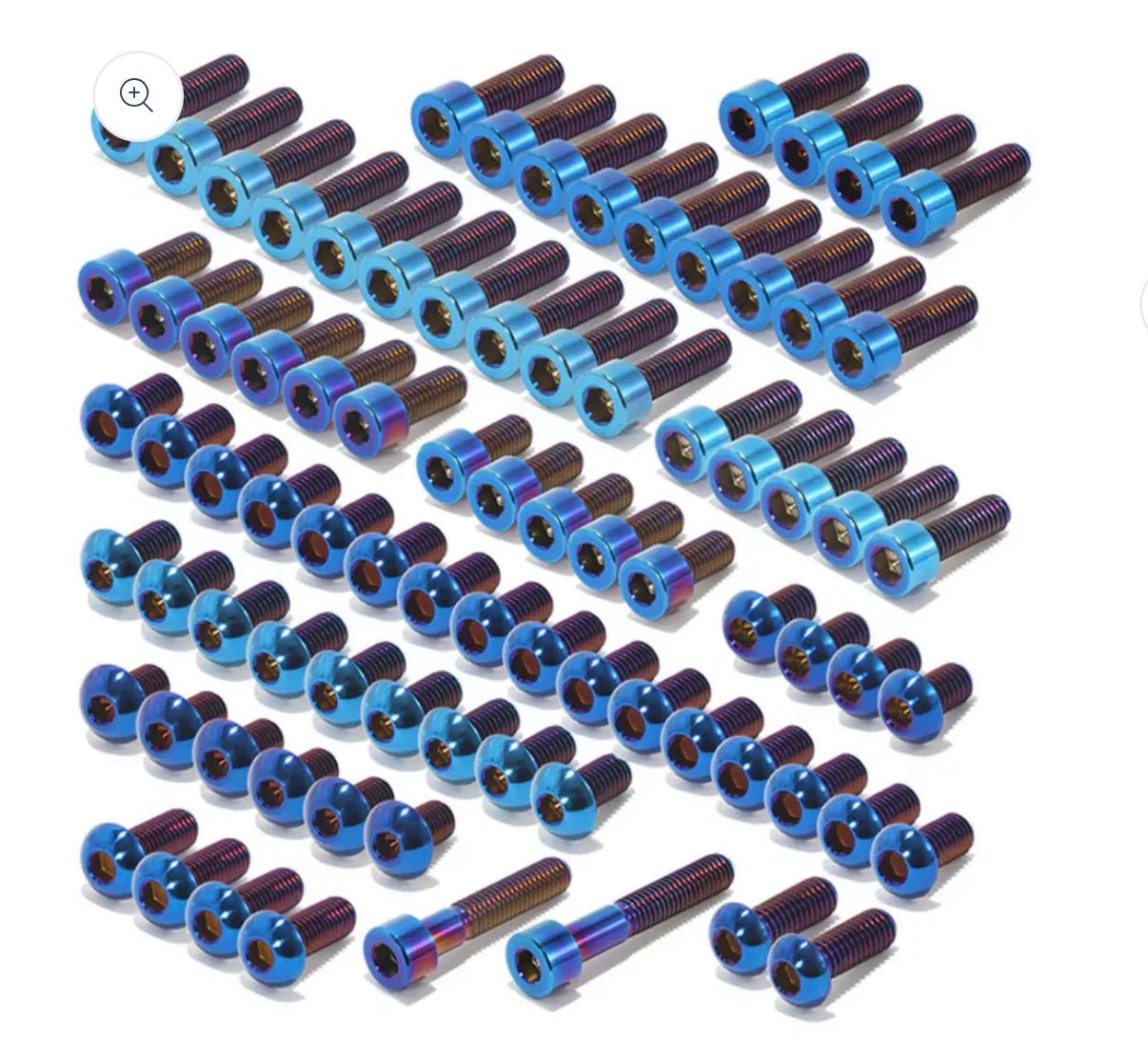 Sur-Ron LBX Complete Titanium Hardware Upgrade Kit (43-Piece)