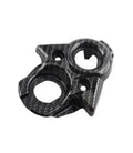carbon fiber ignition cover for Surron, sleek design for e-moto models, enhances bike interior aesthetics.