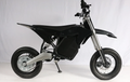 ETM RTR body plastic set on a black e-bike with a factory fresh look, perfect for style upgrades.