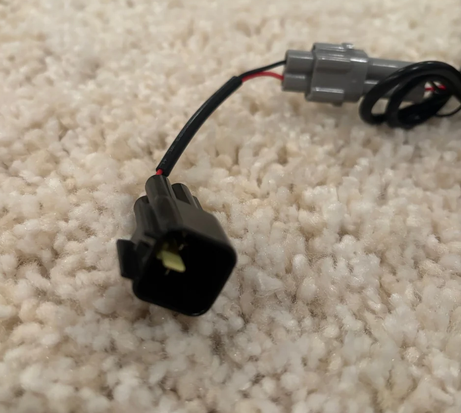 Talaria Baja light plug and play wiring harness connector for easy installation.